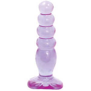  DILDO ANAL CRYSTAL JELLIES ANAL DELIGHT VIOLET, lungime 14.5 cm