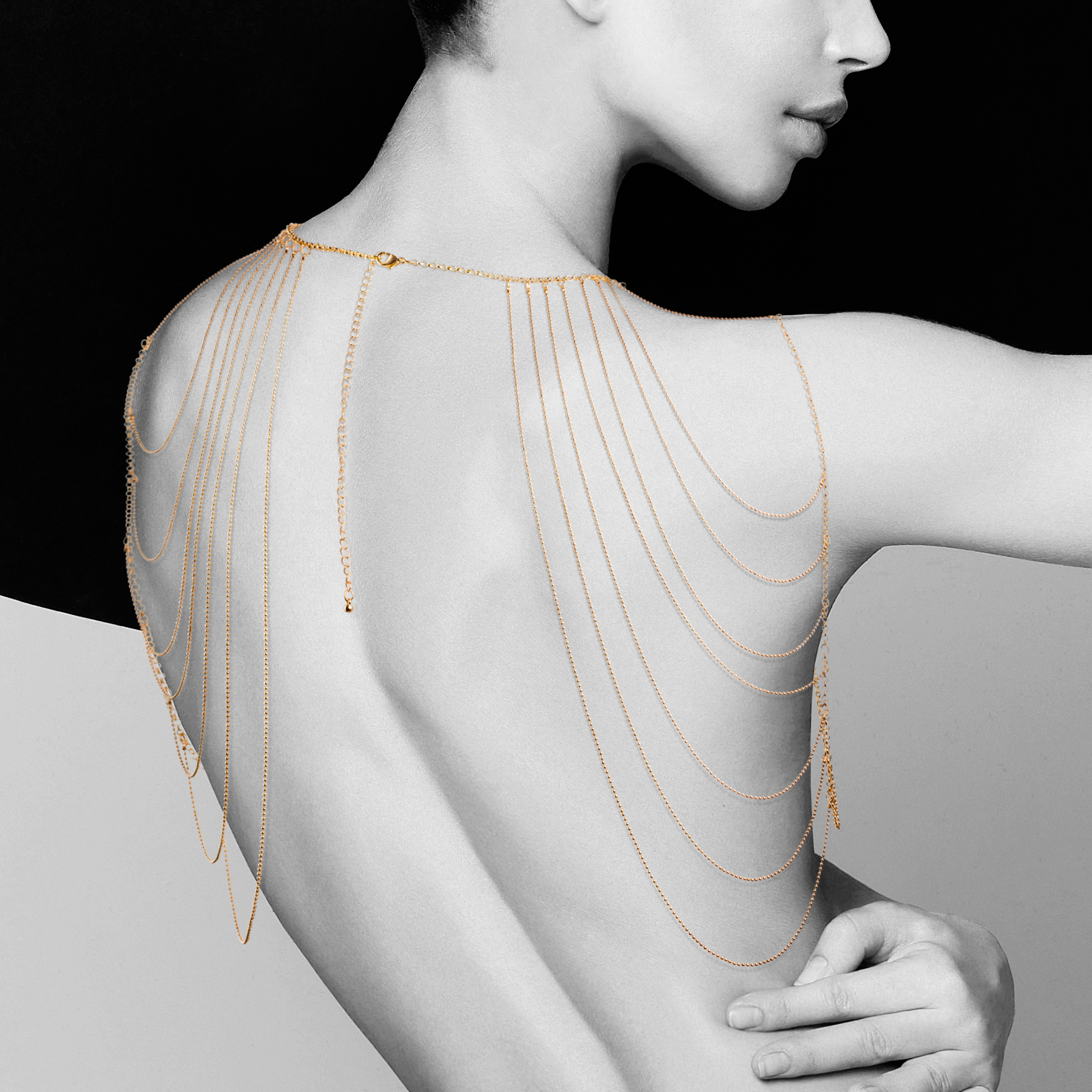 Bijuterie Magnifique Shoulder Jewelry- Gold