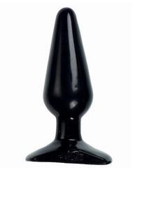 Butt Plug mediu negru, 12,5 cm