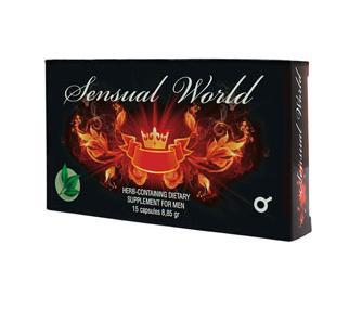 Capsule Sensual World for Men pentru erectii puternice