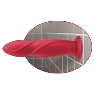 Fetish Fantasy Elite Vibrating 8'' Dildo Red