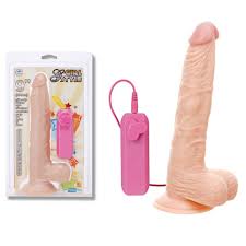 MAXI VIBRATOR G.GIRL STYLE 9, lungime 22.9 cm, diametru 4.5 cm, culoarea pielii