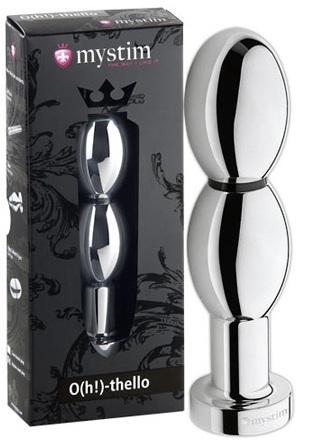 Mystim O(h!)-thello - Ovaldildo Dildo oval pentru stimulare anala sau vaginala, 14cm