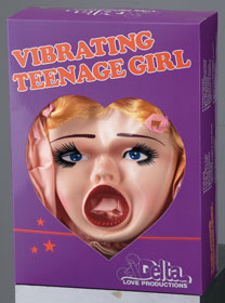 PAPUSA GONFLABILA VIBRATING DOLL THREE HOLES