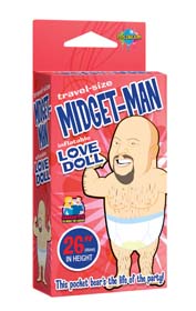 Papusa gonflabila Travel Size Midget Man