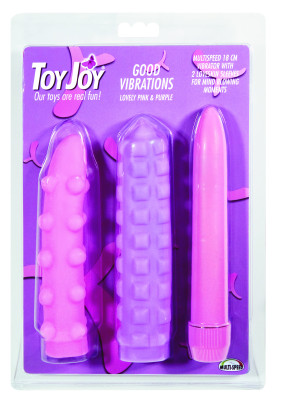 SET VIBRATOR TOYJOY GOLD VIBRATIONS, 19 CM