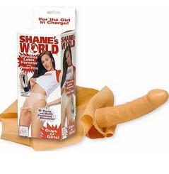 Strap On Shane's World cu vibratii, 15 cm