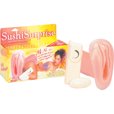 Masturbator Sushi Surprise 7PVC vagina vibrator