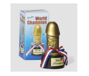 Trofeu in forma de penis Dicky World Champion