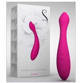 VIBRATOR THE MUTE SWAN PINK, 20 cm