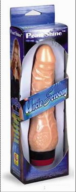 Vibrator Clasic Pearl Shine Uncle Scroony, 16,5 cm