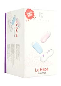 Vibrator EXTASE LE BEBE WIRELESS TWIN EGG