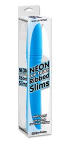 Vibrator Neon Luv Touch Ribbed Slims