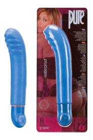 Vibrator PURE 8 G-Spot Blue