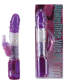 Vibrator Powerslide Vibe - Clear Lavender