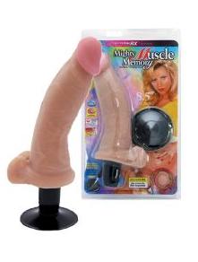 Vibrator Realist Waterproof Mighty Muscle Memory, 22 cm