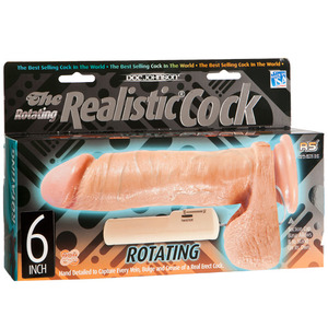 Vibrator Realistic COCK ROTATING 6 si 8