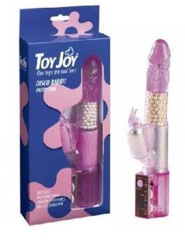 Vibrator Toy Joy Disco Rabbit pentru a va distra de placere, 20 cm