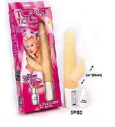 Vibrator Waterproof Love Clone Tonsil pentru o senzatie de folosire a unui penis aproape real, 19 cm