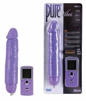 Vibrator Wireless, Silicon Pure Vibes, cu telecomanda, 16 cm